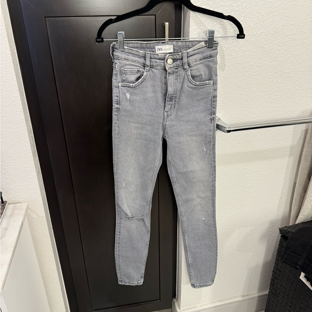 Zara High Waisted Skinny Jeans